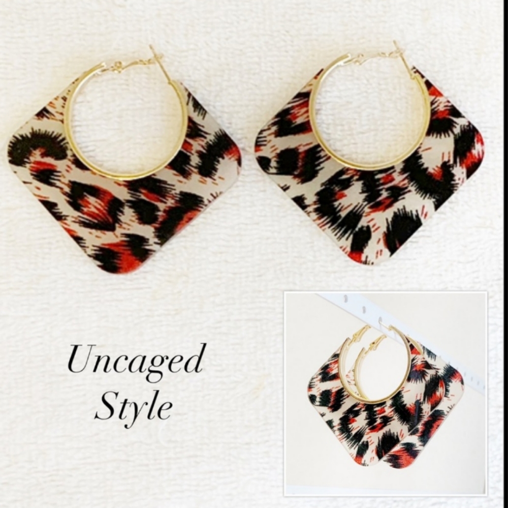 Animal Print Fashion Earrings